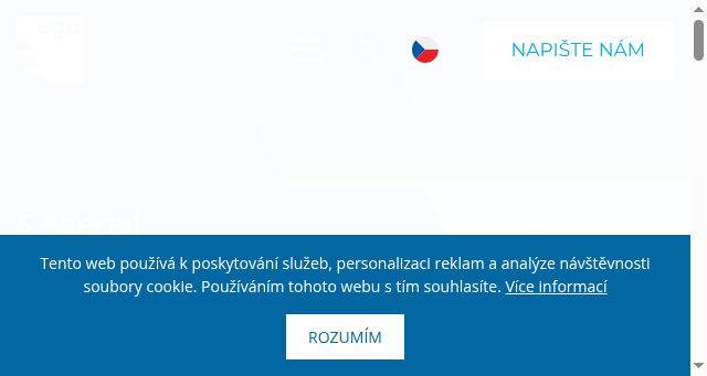 Screenshot of egu.cz