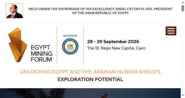 Screenshot of egyptminingforum.com