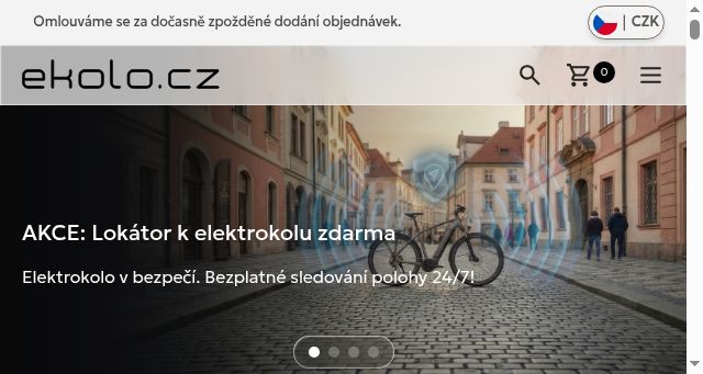Screenshot of ekolo.cz