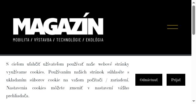 Screenshot of ekomagazin.sk