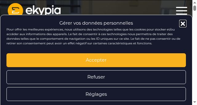 Screenshot of ekypia.fr