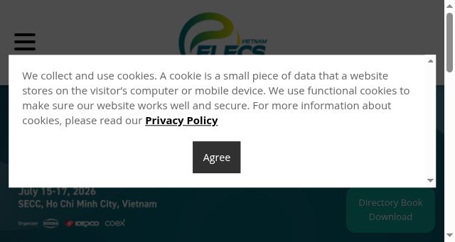 Screenshot of elecsvietnam.org
