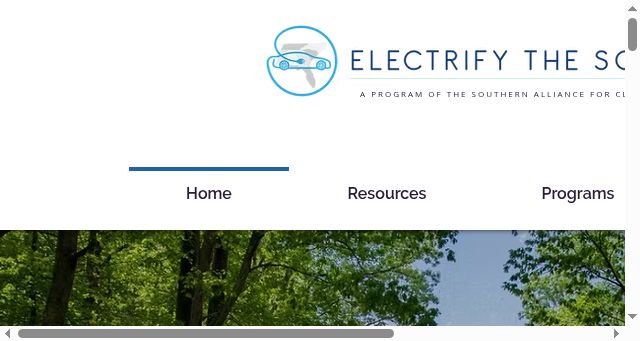 Screenshot of electrifythesouth.org