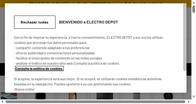 Screenshot of electrodepot.es