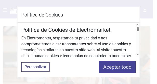 Screenshot of electromarket.com