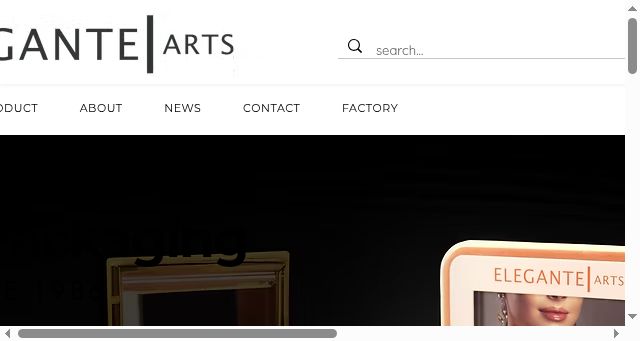 Screenshot of elegante-arts.com