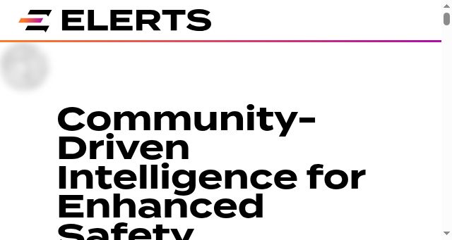 Screenshot of elerts.com
