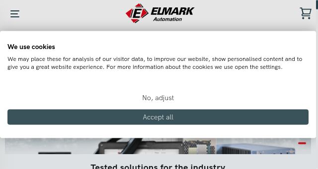 Screenshot of elmark-automation.com