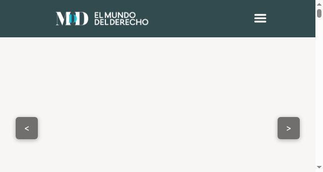 Screenshot of elmundodelderecho.com