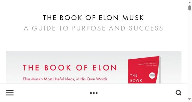 Screenshot of elonmuskbook.org
