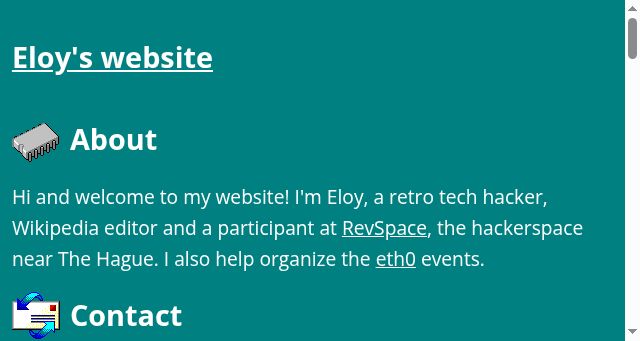 Screenshot of eloydegen.com