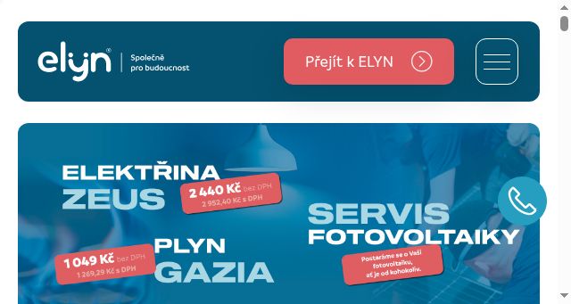 Screenshot of elyn.cz