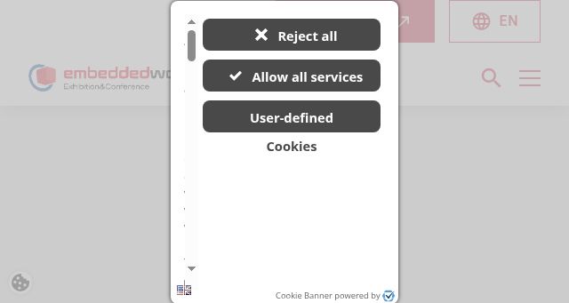 Screenshot of embedded-world.de