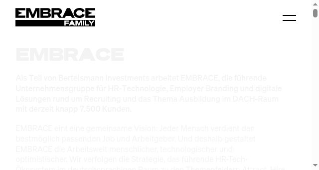 Screenshot of embrace.family