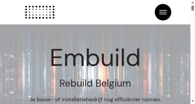 Screenshot of embuild.be