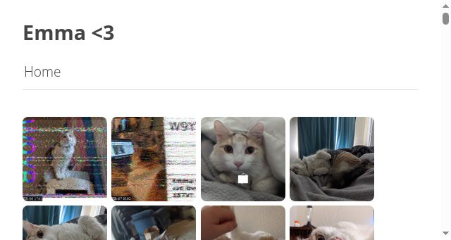 Screenshot of emma.pet