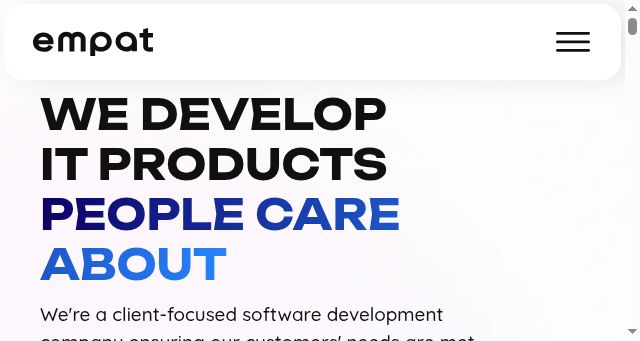 Screenshot of empat.tech