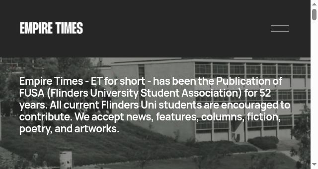 Screenshot of empiretimesmagazine.com