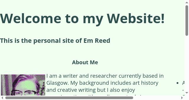Screenshot of emreed.net