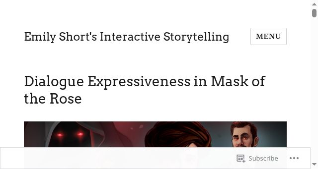 Screenshot of emshort.blog