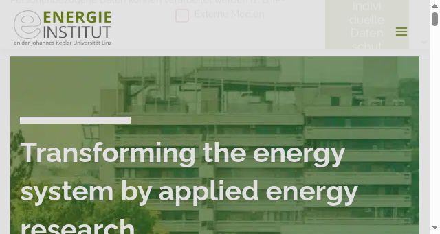 Screenshot of energieinstitut-linz.at