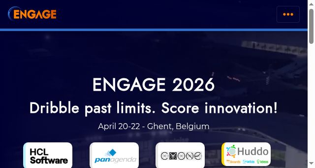 Screenshot of engage.ug
