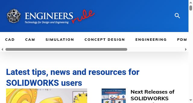Screenshot of engineersrule.com