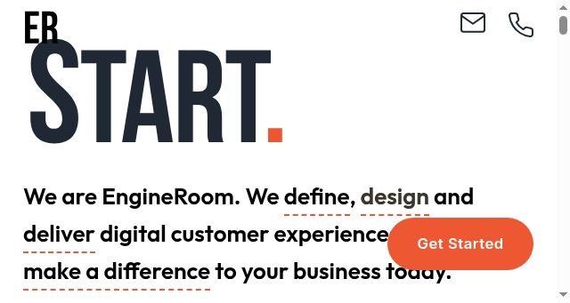 Screenshot of engineroom.uk