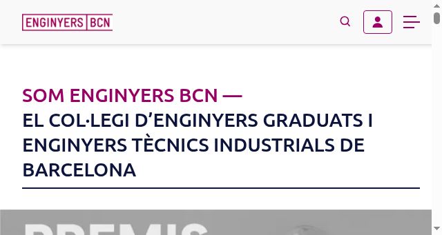 Screenshot of enginyersbcn.cat