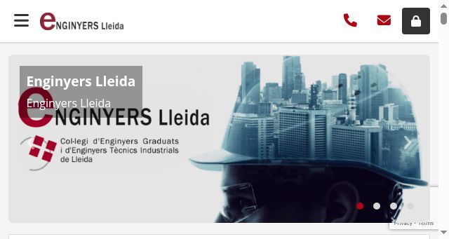 Screenshot of enginyerslleida.cat