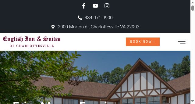 Screenshot of englishinncharlottesville.com