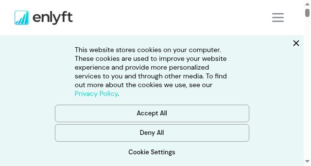 Screenshot of enlyft.com