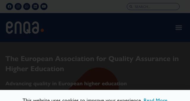 Screenshot of enqa.eu