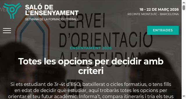 Screenshot of ensenyament.com