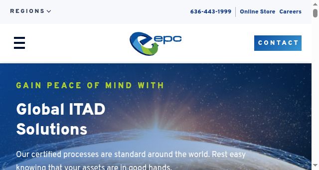 Screenshot of epcglobalsolutions.com