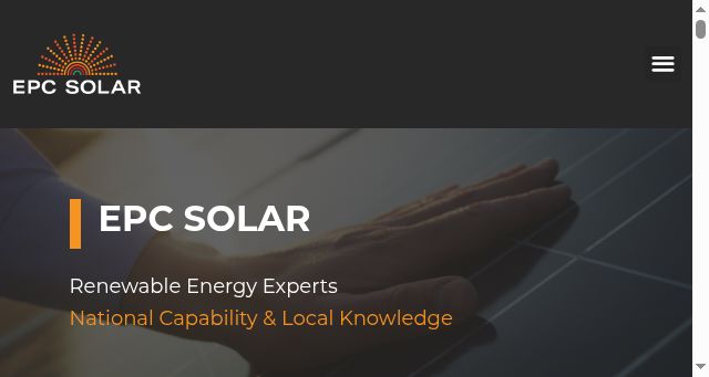 Screenshot of epcsolar.com.au