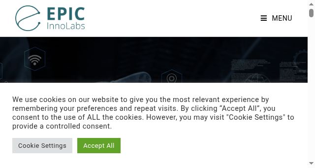 Screenshot of epicinnolabs.com