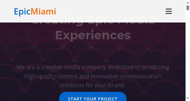 Screenshot of epicmiami.com