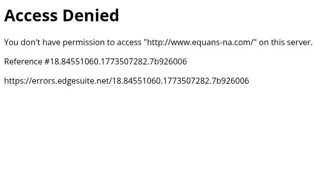 Screenshot of equans-na.com