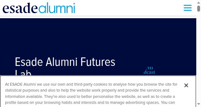 Screenshot of esadealumni.net