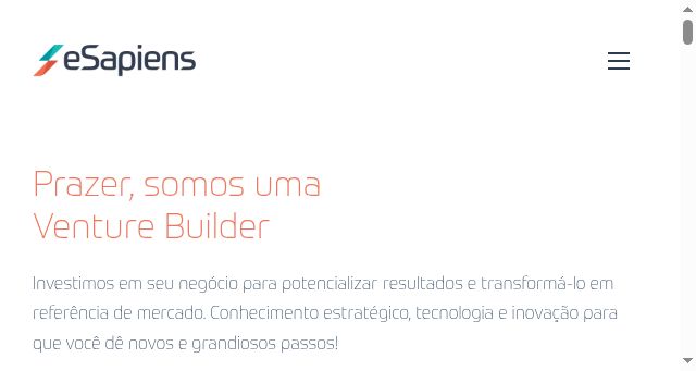 Screenshot of esapiens.com.br