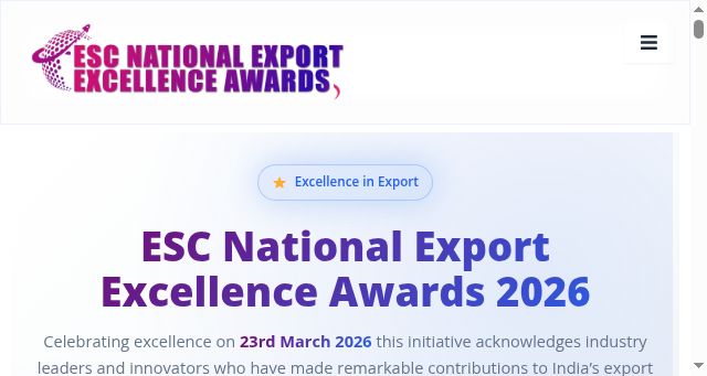 Screenshot of escawards.in