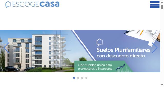 Screenshot of escogecasa.es