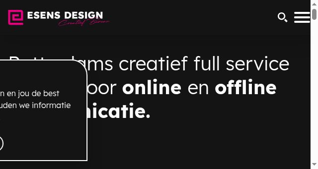 Screenshot of esens.nl