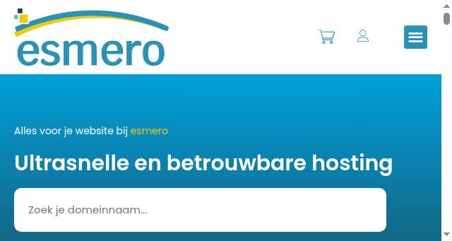 Screenshot of esmero.nl