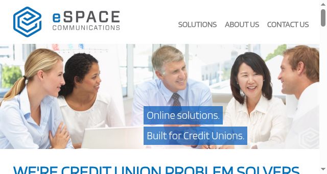 Screenshot of espacecommunications.com