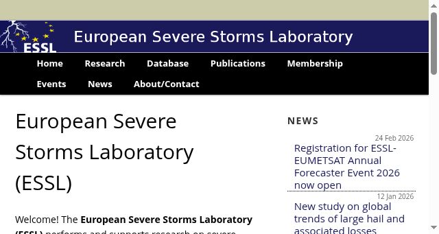 Screenshot of essl.org