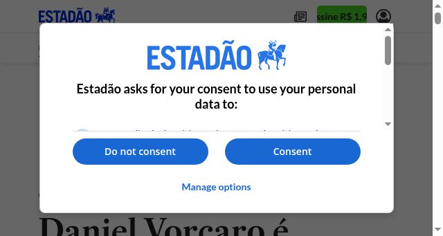 Screenshot of estadao.com.br