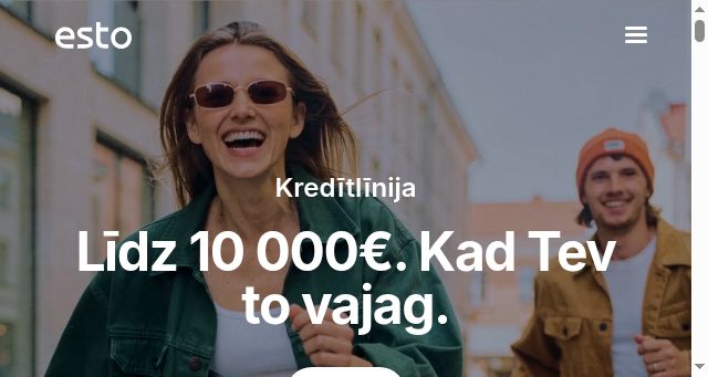 Screenshot of esto.lv