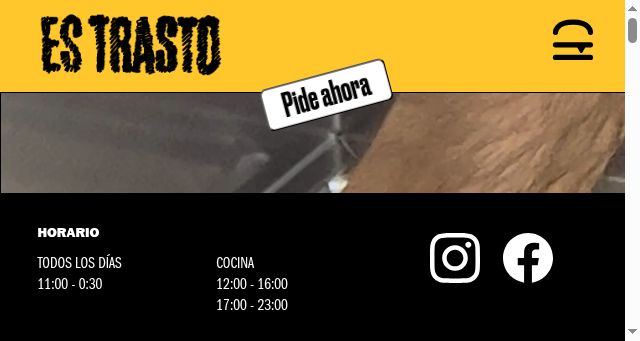 Screenshot of estrasto.es